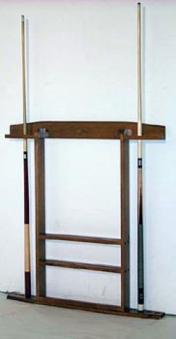 Real Wood 8-place Cue Rack